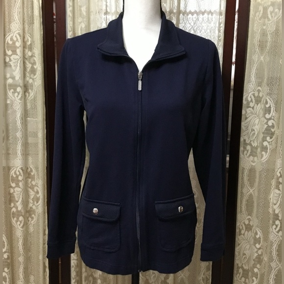 Karen Scott Jackets & Blazers - KAREN SCOTT SPORT FULL ZIP LIGHTWEIGHT JACKET - SZ SMALL